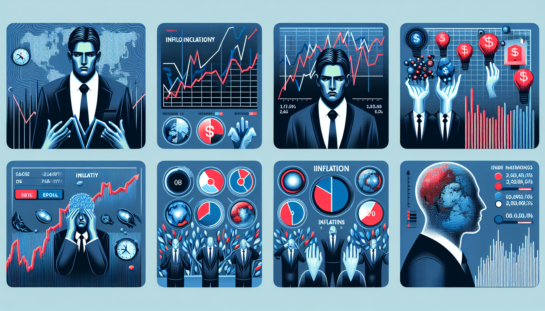 You are currently viewing 오늘의 금융 시장 동향: 인플레이션 불확실성 속에서의 투자자 심리 분석