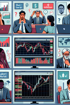 주식 시장 변동성: 투자자들이 인플레이션과 노동 시장 신호를 분석하다